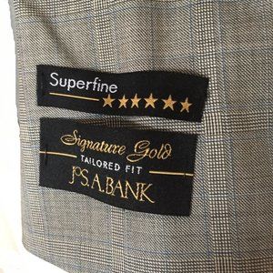 𝐍𝐖𝐓  $1295 JAB SIGNATURE 💰 GOLD Superfine Plaid Blazer ⭐⭐⭐⭐⭐⭐ 6 - star !
